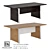 Sleek Negotiation Table for Flash Lux Collection. 3D model small image 1