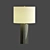 Concrete Lars Table Lamp | Crate & Barrel 3D model small image 3