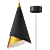 Battista LED Pendant: Bold Illumination for Open Spaces 3D model small image 2