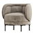 Modern Comfort: Wittmann VUELTA 80 Armchair 3D model small image 3