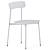 Elegant Crawford Dining Chair 3D model small image 3