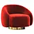 Brice Swivel Chair: Modern Design and Ultimate Comfort 3D model small image 2