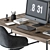 Modern Office Furniture Set 3D model small image 4