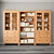 Hemnes Storage Combination - White Stained Oak 3D model small image 2