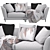 Italian elegance: Weston Sofa by Flexform 3D model small image 1