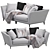Italian elegance: Weston Sofa by Flexform 3D model small image 2