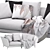 Italian elegance: Weston Sofa by Flexform 3D model small image 5