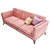 Contemporary Fabric and Wood Sofa 3D model small image 4