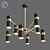 Modern Edgar Chandelier: Elegant Lighting Solution 3D model small image 2