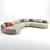 Moroso Gogan Sofa 04: Sleek & Spacious 3D model small image 5