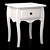 Elegant Lison Bedside Table - La Redoute Intérieurs 3D model small image 4