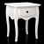 Elegant Lison Bedside Table - La Redoute Intérieurs 3D model small image 7