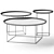 Norr11 Duke Coffee Tables: Modern Elegance for Any Space 3D model small image 2