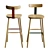 Maruni T3 High Bar Stool: Elegant Design & Versatile Choices 3D model small image 2