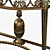 Opulent Louis XVI Giltwood Console 3D model small image 3