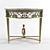 Opulent Louis XVI Giltwood Console 3D model small image 7