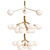 Elegant Danna Chandelier Set 3D model small image 1