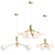 Elegant Danna Chandelier Set 3D model small image 2