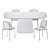 Cor Rectangular Dining Table: Stylish & Functional 3D model small image 2