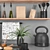 Modern Kitchen Set 8: Stylish Units & High-Quality 3D Models 3D model small image 6