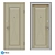 Classic Entrance Door - Cross-62 with PSS 3D model small image 1