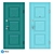 Classic Cross-64 Entrance Door - PSS 3D model small image 3