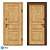 Classic Oak Entrance Door - Eco-70 3D model small image 1