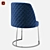Modern Stockholm Chair ST06: Stylish Geometric Design 3D model small image 3