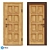 Title: ECO-81 OM Entrance Door in Classic Style 3D model small image 1