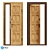 Title: ECO-81 OM Entrance Door in Classic Style 3D model small image 2