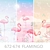 Flamingo Paradise Wallpaper Panels 3D model small image 1