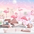 Flamingo Paradise Wallpaper Panels 3D model small image 2