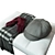 Elegant Ottoman in V-Ray 3D model small image 3