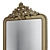 Apika BF001 Classic Mirror in Liquid Patina 3D model small image 3