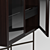Modern Anthracite Glass Cabinet 3D model small image 2