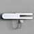 Sleek Towel Rail with Shelf 3D model small image 6