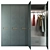 Veneran Domino Armadi: Sleek and Spacious Wardrobe 3D model small image 1