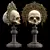 Regal Skull Deco Object 3D model small image 1