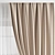 Elegant Polygonal Curtain Set 3D model small image 3