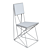 Sleek Support Chair: Elevate Your Dining Experience 3D model small image 5