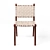 Dede Dining Chair: Sleek and Stylish Seating 3D model small image 2