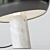 Modern Mushroom Marble Table - Loft Industrial Chic 3D model small image 3