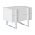 Modern Gray Bedside Table: CP1706-H-GRIS RAL7037 3D model small image 2