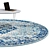 Elegant Circle Rugs | No. 175 3D model small image 2