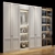 Modern Wood Cabinet 0322 3D model small image 3