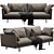 Luxury Linteloo Metropolitan Sofa 3D model small image 1