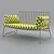 Fish & Fish Lounge Sofa 3D model small image 3