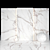Elegant White Calacatta Marble 3D model small image 1