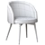 Elegant Chloe Dining Chair Set 3D model small image 5