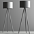 Adesso Louise Tripod Lamp: Elegant and Versatile Lighting Solution 3D model small image 4